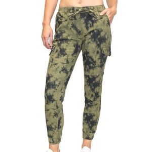 Almost Famous Tie-Dye Denim Joggers